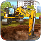 Excavator Dozer & Bucket Simulation Games آئیکن