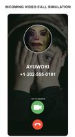 ayuwoki fake call simulator پوسٹر