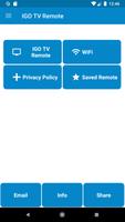 IGO TV Remote Affiche