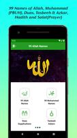99 Names of Allah & Muhammad(PBUH), Duas & Tasbeeh Cartaz