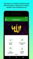 99 Names of Allah & Muhammad(PBUH), Duas & Tasbeeh 海报