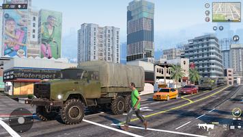 permainan truk tentara offroad screenshot 3