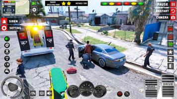 US Emergency Ambulance Game 3D capture d'écran 3