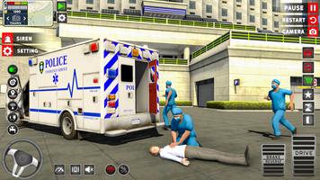 US Emergency Ambulance Game 3D تصوير الشاشة 1