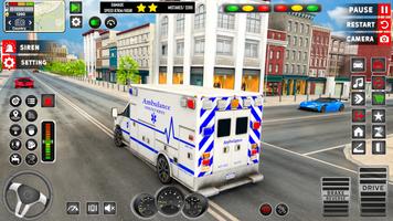 US Emergency Ambulance Game 3D تصوير الشاشة 2