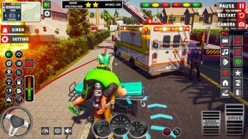 US Emergency Fire Truck Games स्क्रीनशॉट 1