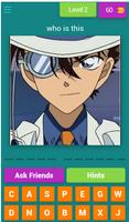 Detective Conan character quiz Plakat