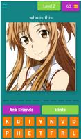 Sword Art Online Quiz capture d'écran 2