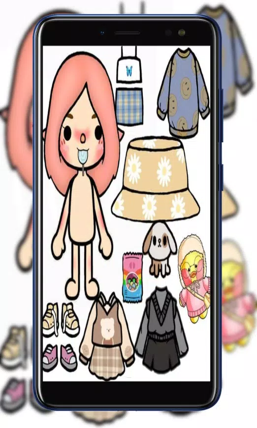 Toca Boca Paper Dolls and Clothes | Postcard