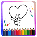 Coloring Bt21 For kids APK