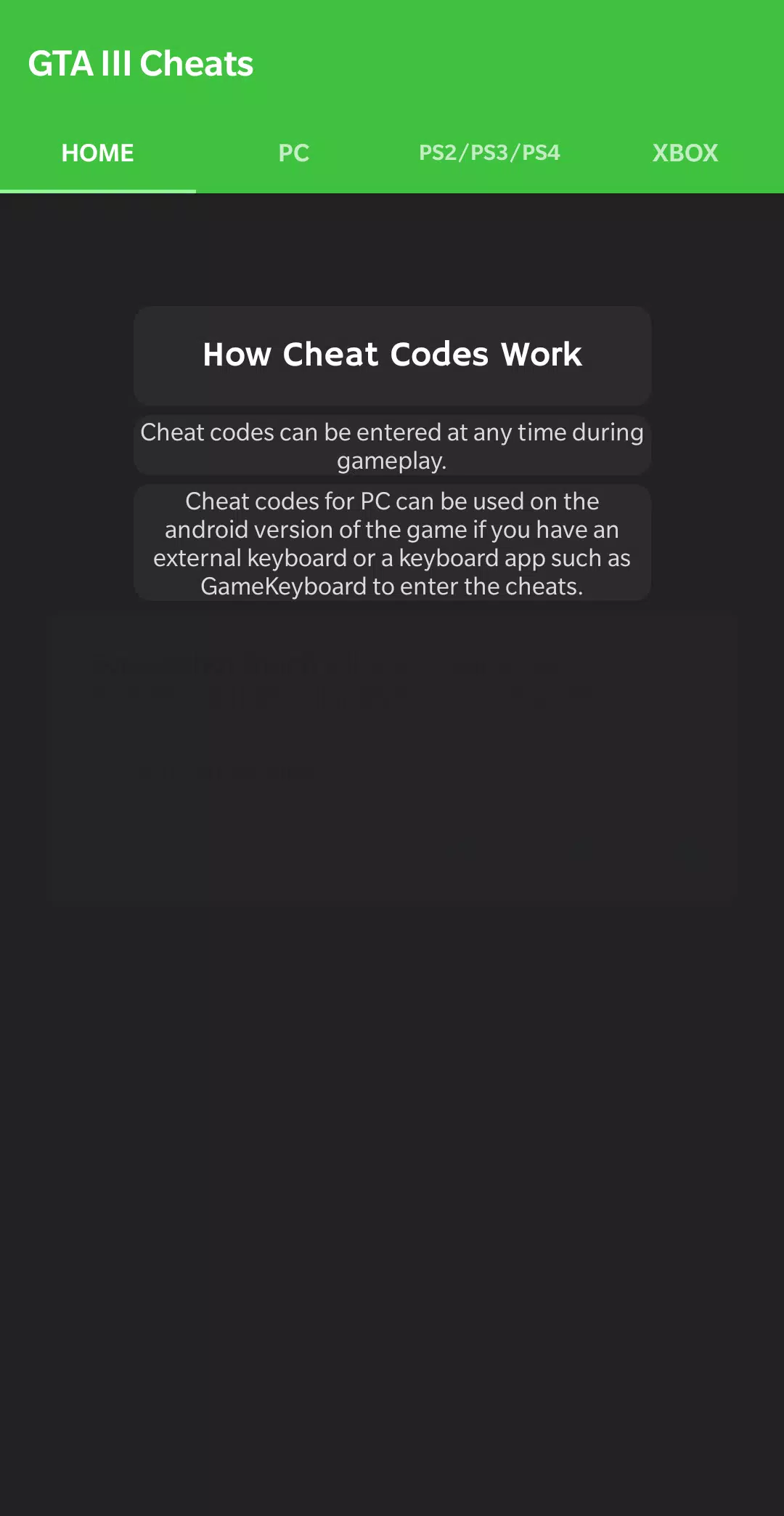 Cheat Codes for III APK for Android Download