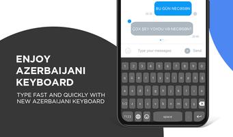 Azerbaijani Typing Keyboard Affiche