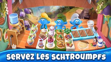 Les Schtroumpfs - En cuisine Affiche