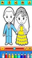 Bride and Groom Coloring Pages For Adult capture d'écran 3