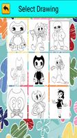 Coloring Book Of Bendy Affiche