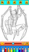 Coloring Book For Spidy ポスター