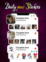 couples stickers for whatsapp capture d'écran 1
