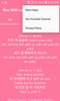 BTS Boy with Luv Song Lyrics capture d'écran 2