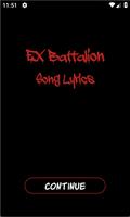 Song Lyrics Ex Battalion Affiche
