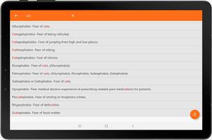 Phobia List capture d'écran 3