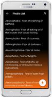 1 Schermata Phobia List