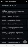 Revised Corporation Code captura de pantalla 3