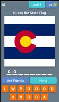 US State Flags Quiz poster