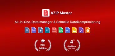 AZIP Master: ZIP / RAR, Unzip