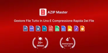 AZIP Master: ZIP / RAR, Unzip