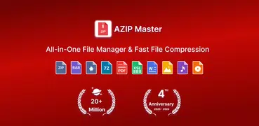 AZIP Master: ZIP / RAR, Unzip