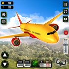 Airplane Game Sim Flight 3D icône