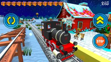 Christmas Toy Train Poster