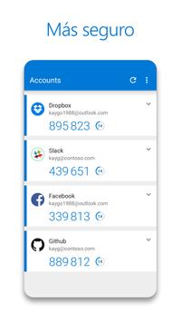 Microsoft Authenticator captura de pantalla 2