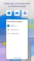 برنامه‌نما Microsoft Authenticator عکس از صفحه