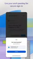 برنامه‌نما Microsoft Authenticator عکس از صفحه