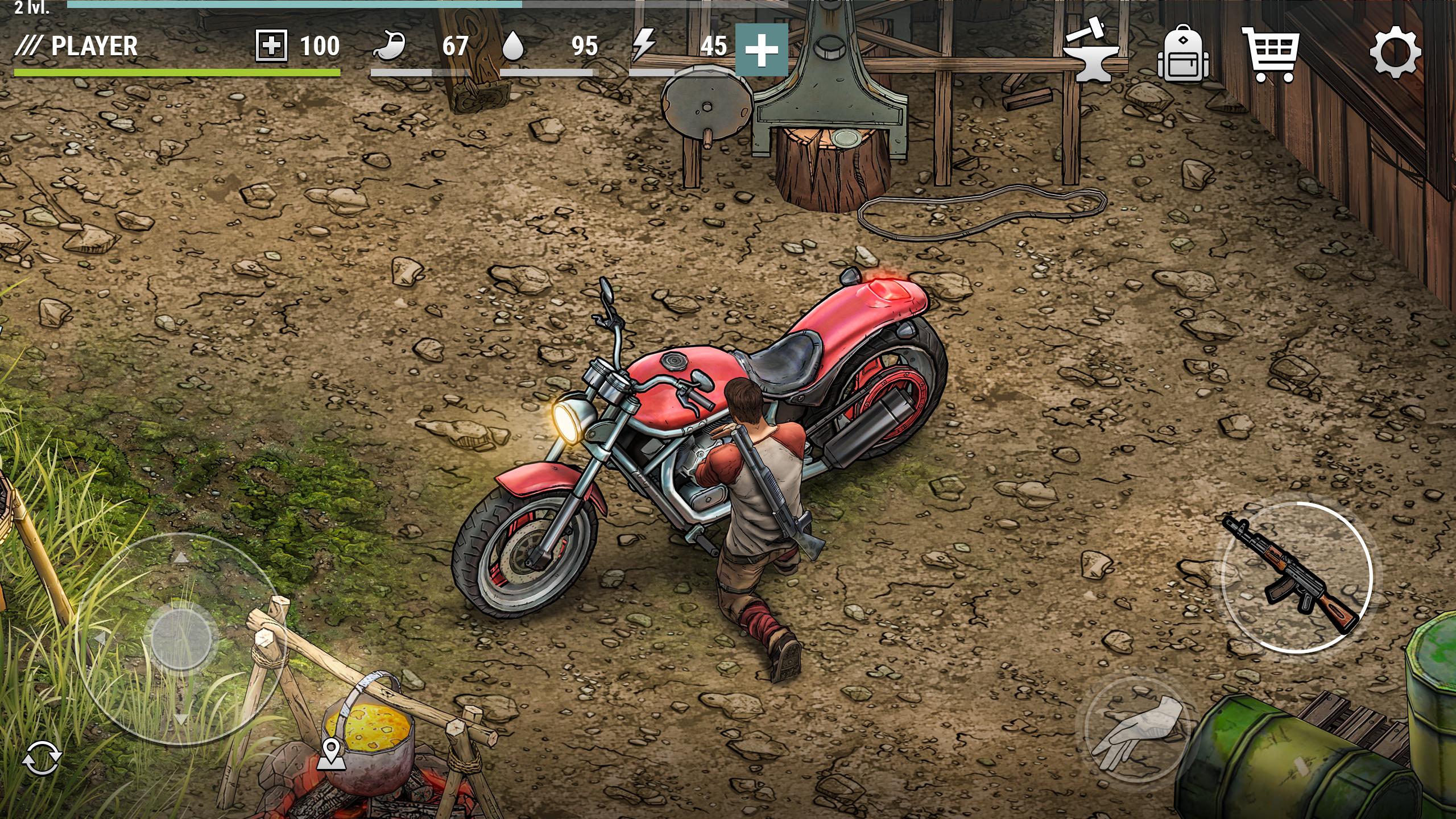 Игра где на мотоцикле зомби