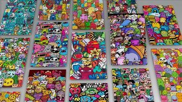 Wallpaper seni doodle poster