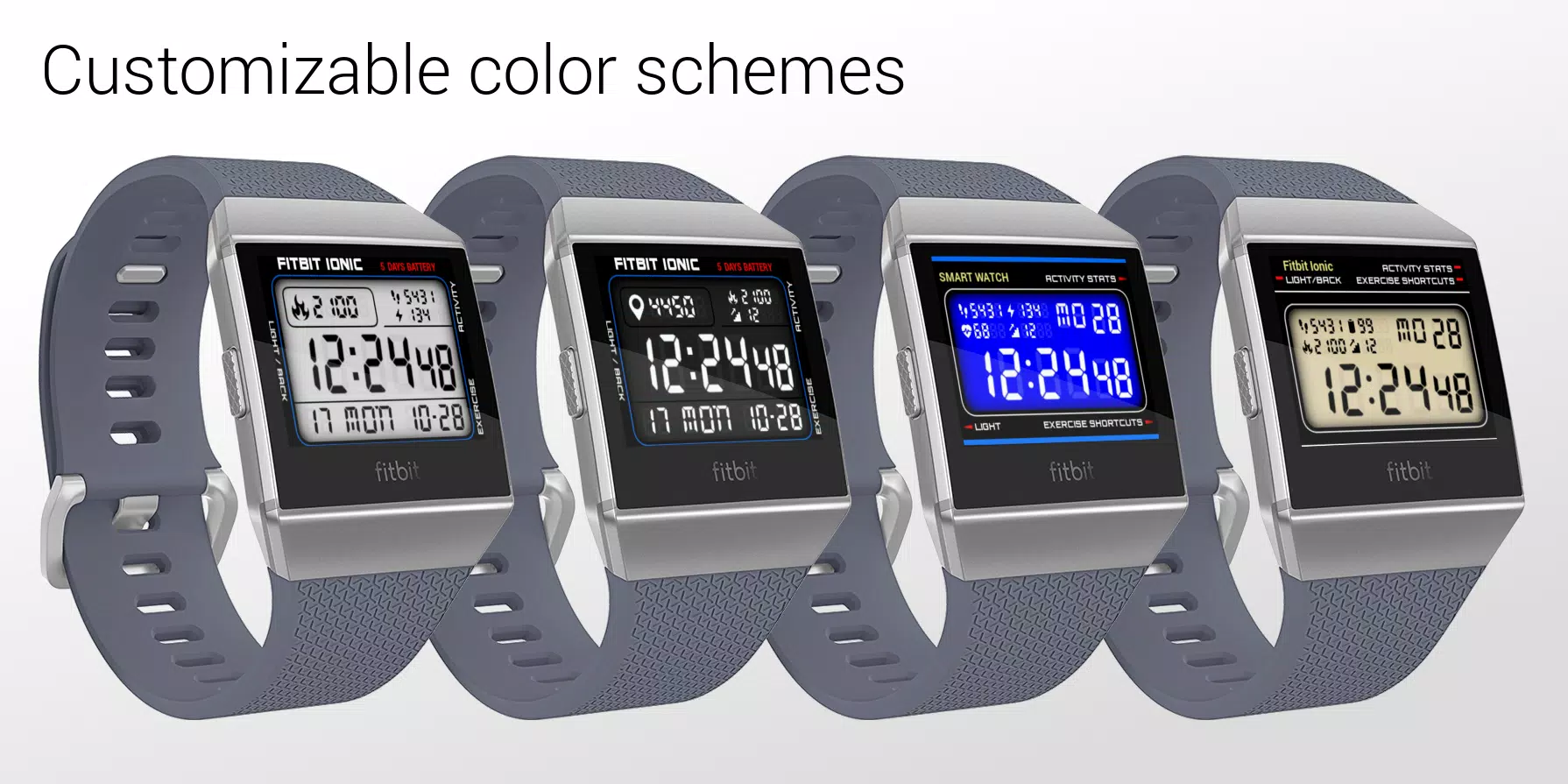 Classic Digital Faces - Watchface for Fitbit Ionic for Android - APK  Download