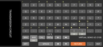 Keyboard for Seiko UC-2000 Cartaz