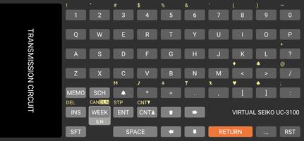 Keyboard for Seiko UC-2000 imagem de tela 2