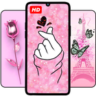 Girly Glitter Wallpapers HD 4K-icoon