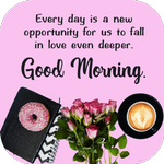 a good morning message icon