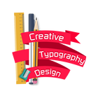 Creative Typography Design ikona