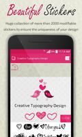 Creative Typography Design ảnh chụp màn hình 2