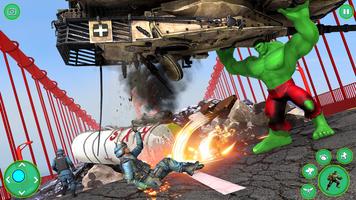 Incredible Monster Green Heros تصوير الشاشة 1