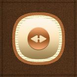 Brown Wooden Pattern Icons