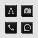 Threaded Check White On Black Icons APK