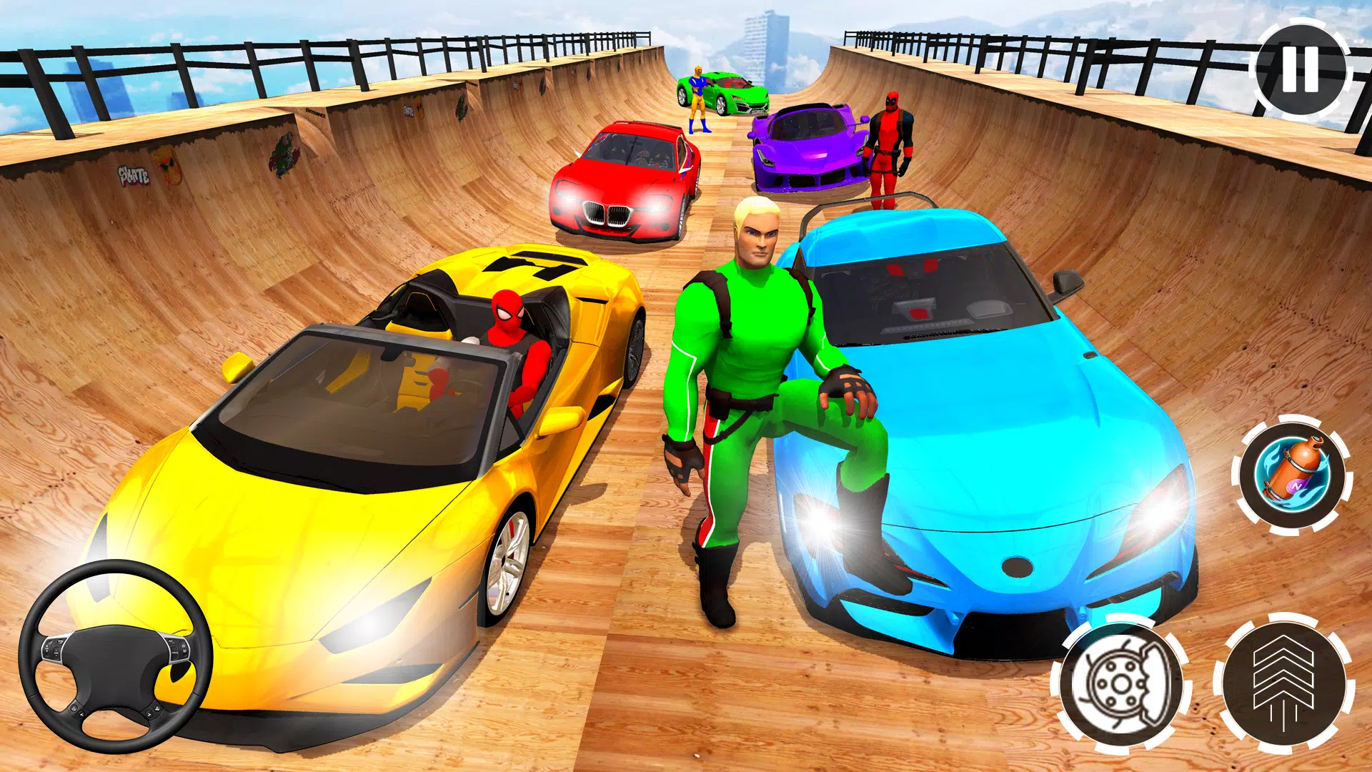 Acrobacias carros 3D grátis - Extreme City GT Racing - Jogo Carros