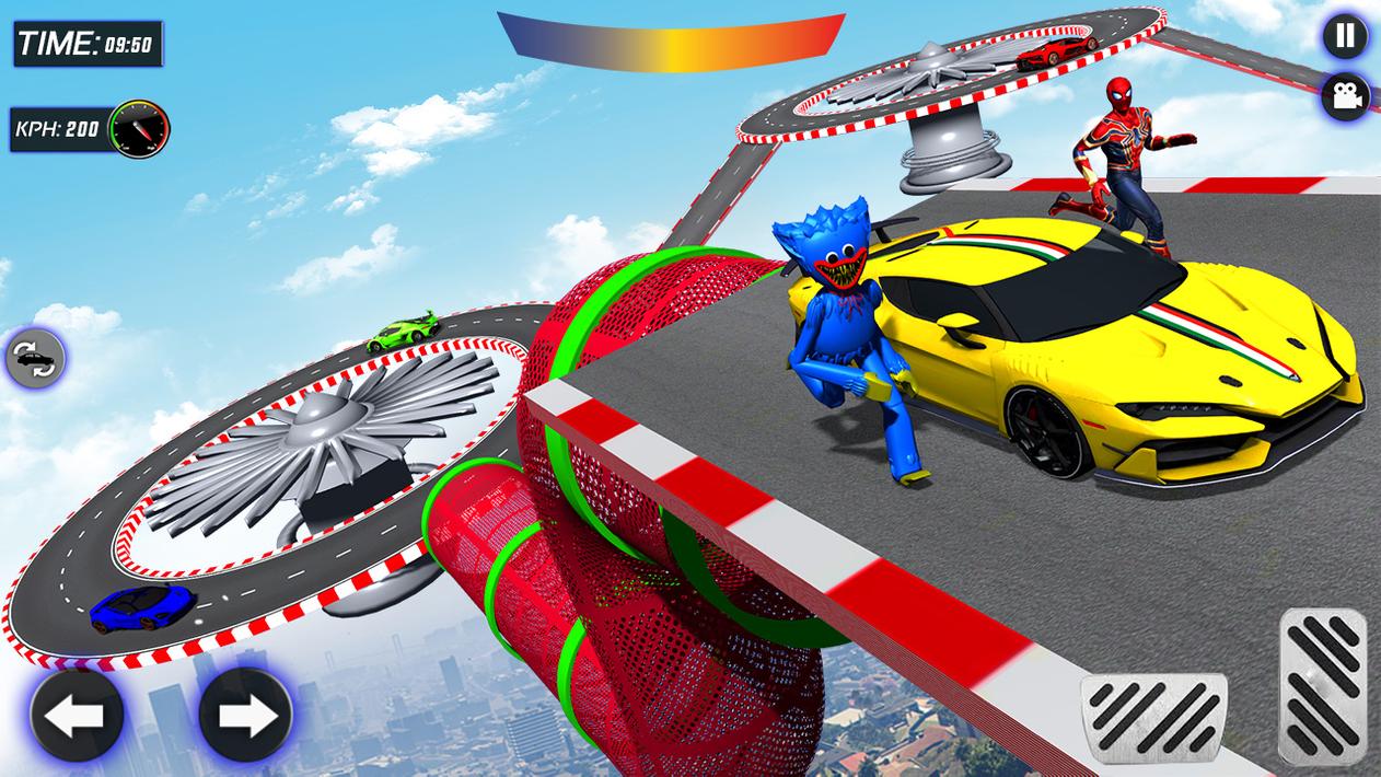 Spider Car Stunt Mega Ramp Car screenshot 8