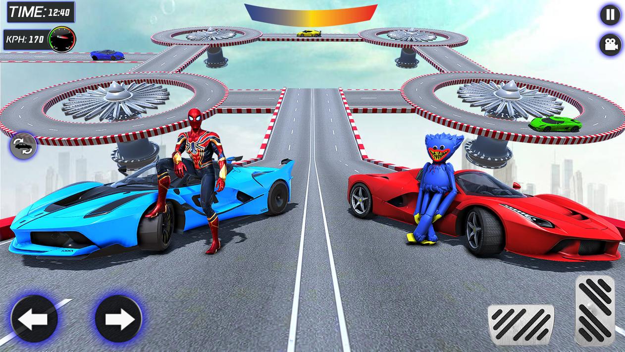 Spider Car Stunt Mega Ramp Car screenshot 13